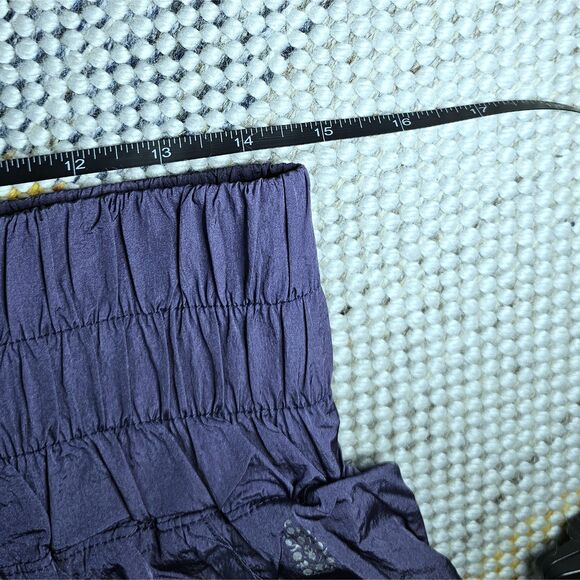 Large Free People Movement The Way Home Shorts in Deep Plum - Picture 5 of 5